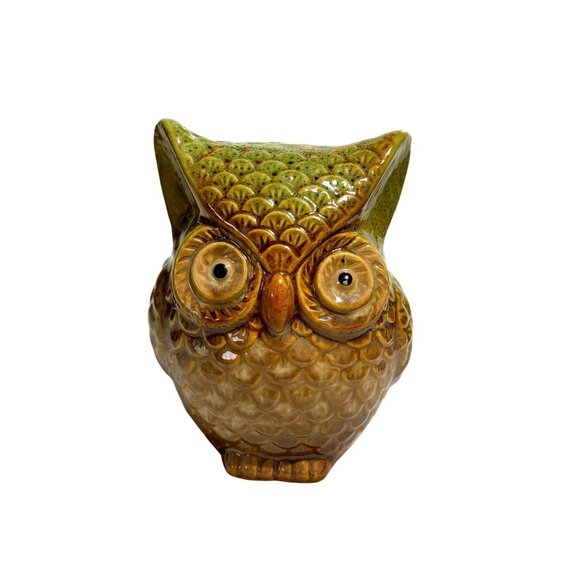 Vintage Ceramic Decorative Owl Figurine - Picture 2 of 6